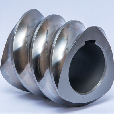 kaufen Dreifache Zwillingschraube Extruder Komponenten Schraubelement für die aufgeblasene Lebensmittelindustrie online manufacture