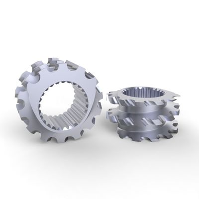 kaufen Doppelschraubenextruder Zester Mischelement ZME 0,02 mm Toleranz für eine höhere Mischwirksamkeit online manufacture
