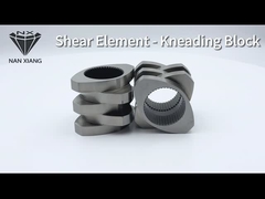 Schmelzfläche Extruder Kneading Block 30 Grad 45 Grad 60 Grad Winkel
