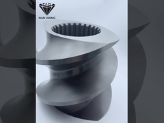 Vakuumgehärteter Zwillingschraubenextruder Elemente Verschleißfestigkeit HRC 58-62 für biologisch abbaubare Materialien