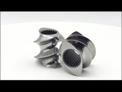 Zusammengestellte Zwillingschraubübergangselemente Extruder Schraub Sandblasen Polieren für Kunststoffe